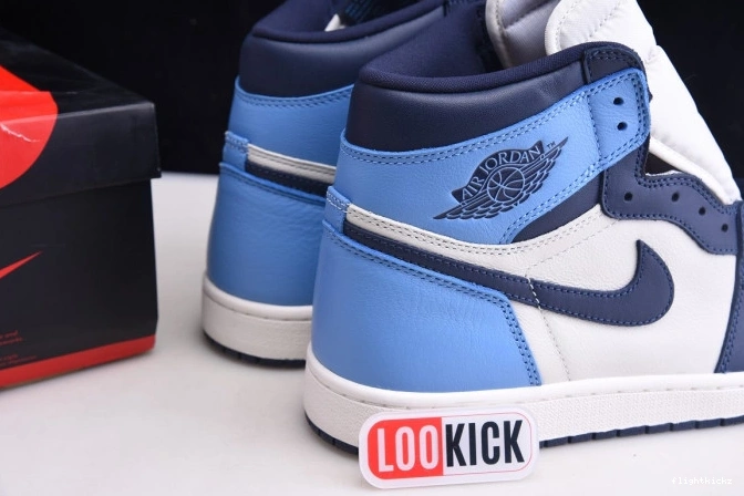 High Retro Obsidian Air Jordan 1 OG 555088-140 0812